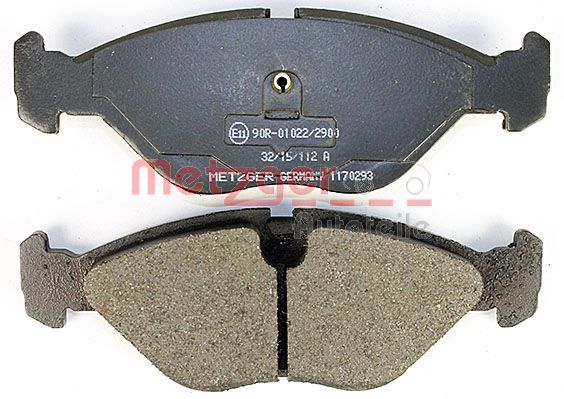 METZGER 1170293 Bremsbelagsatz, Scheibenbremse